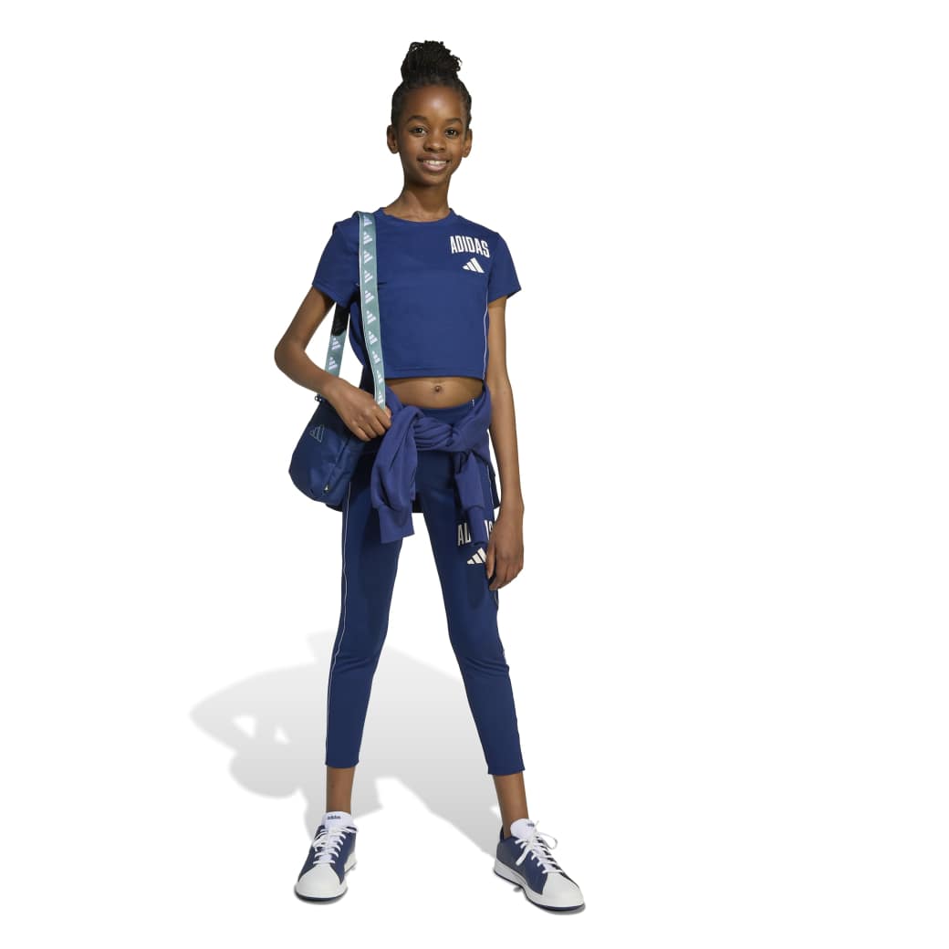 Adidas Blusa JM3855 INF JG GL COL Dark BlueWhite Poliester -3-
